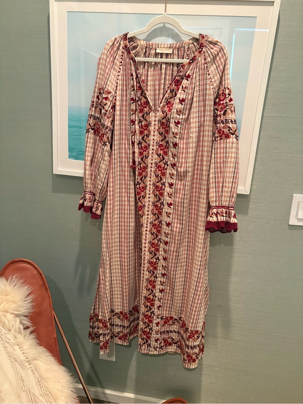 Ulla Johnson Filia Dress Madras - Picture 2 of 6
